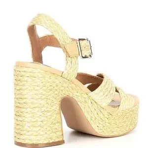 Steve Madden Carisma Raffia Platform